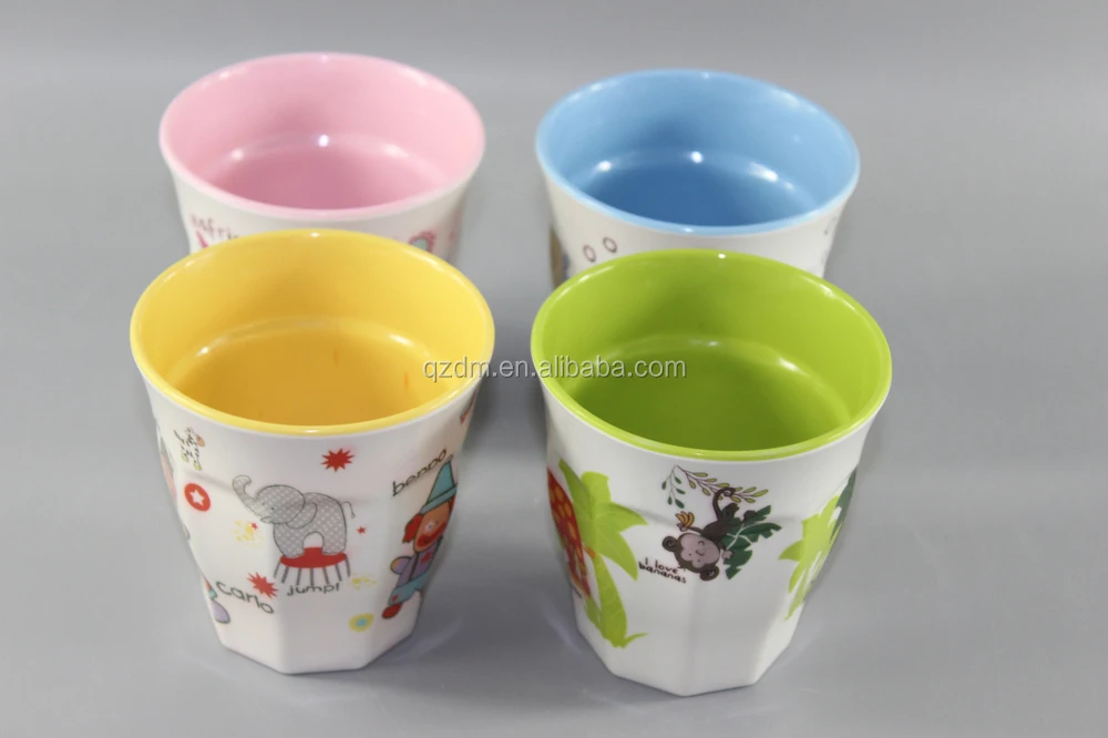 2015 Popular Design 2 Ton Melamine Cups For Children