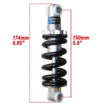 1200lbs Shock Absorber 150mm For 49cc Mini Moto Mini Pit Bike Mini Atv ...