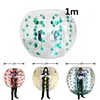 Factory wholesale PVC/TPU 1m inflatable bubble ball kids Outdoor air bumper ball