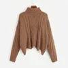 OEM autumn and winter fashion women's turtleneck sweater pullover