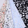 92 polyester 8 spandex small floral flower border print ity fabric for women suit