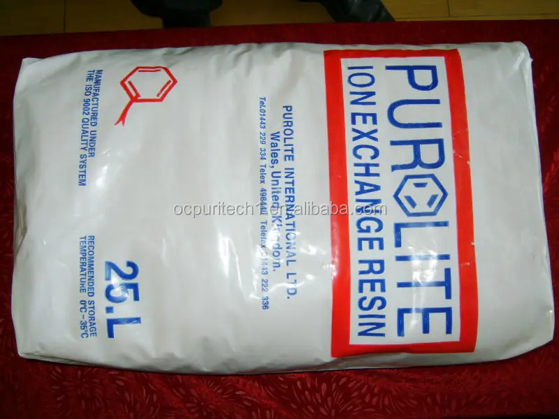 Purolite C100E water softener ion exchange resin price