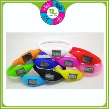 silicone sports watch