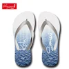 custom printed flip flops sublimation high quality beach sand wedding ceremony unisex bridegroom bride slippers gift
