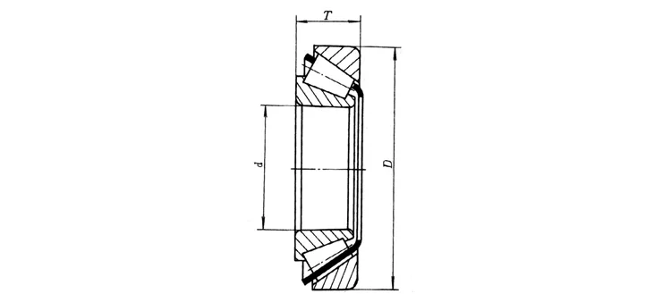 30206 tapered roller bearing drawing