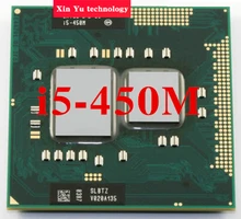Lifetime warranty Dual Core i5 450M 2.4GHz 450 Notebook processors Laptop CPU PGA 988 Official version Computer Original