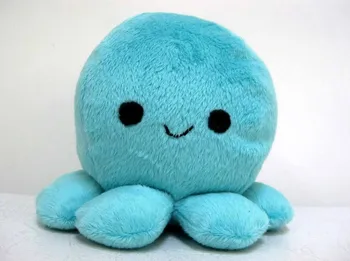 blue plush octopus