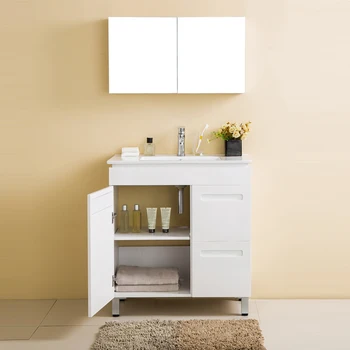 Floor Standing 1 Doors 2 Drawers Plywood Sink Bathroom Storage Floor Standing 1 Doors 2 Drawers Plywood Sink Bathroom Storage Cabinets With Mirror Cabinet