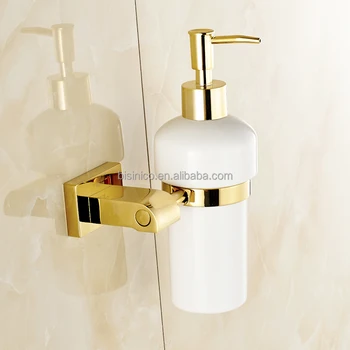 Brand New Luxury Design Liquid Soap Dispenser With Br Holder Pvd Brand New Luxury Design Liquid Soap Dispenser With Br Holder Pvd Gold Plated Shower