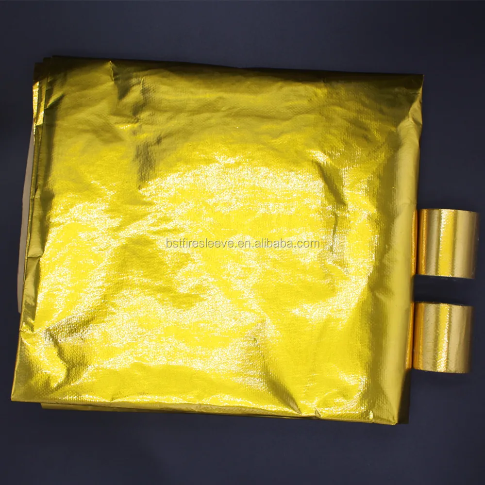 Fireproof High Temperature Resistant Mylar Scrim Aluminum Foil Heat