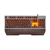 Fast Shipping Color Changed 104keys RGB Semi Mechanical Keyboard, Wired Game/Office PC Keyboard with Illuminating Board