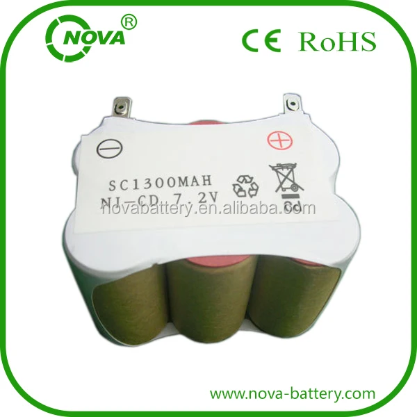 Ni Cd Sc1300mah 7 2v Akku Pack Buy 7 2v 1300mah Battery Ni Cd Sc1300mah Ni Cd Sc1300mah Rechargeable Battery Product On Alibaba Com