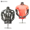 Sports T-Shirts Display Bust Form Half Male Mannequin Torso