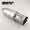 Top performance 304 stainless steel exhaust muffler universal good sound muffler end pipe