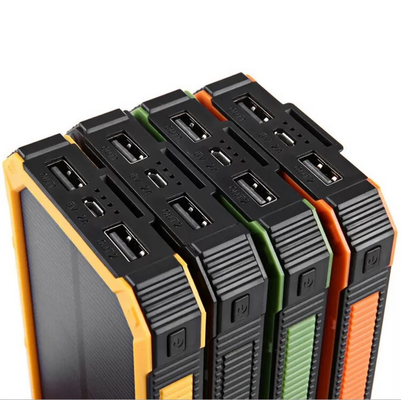 2019 ready to ship100% Full capacity solar charger power bank , solar power bank for mobile phone