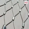 Stainless Steel Zoo Wire Cable Netting , Knotted Animal Enclosure Wire Mesh Fence