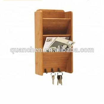 Decorative Bamboo Wall Letter Holder Mail Decorative Bamboo Wall Letter Holder Mail