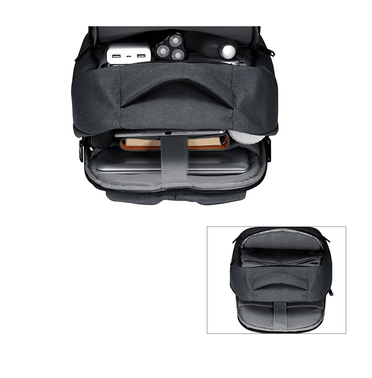 Designer leisure stylish teenager laptop USB anti theft thief back pack anti-theft backpack bag for men