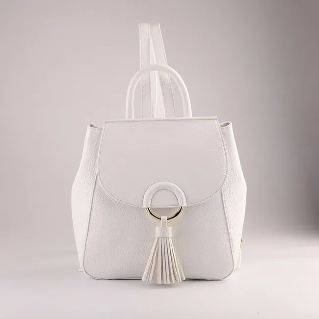 5179-Fancy stylish PAPARAZZI brand tassel classify design ladies backpack handbag factory