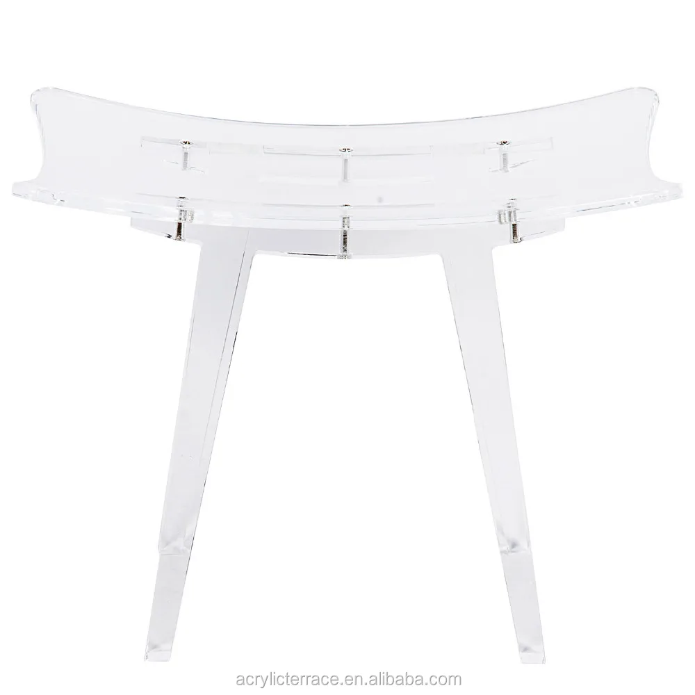 Modern Bathroom Phantom Stool Crystal Clear Acrylic Shower Bench Buy