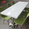 6 seater dining table set, solid surface caffe table for dining