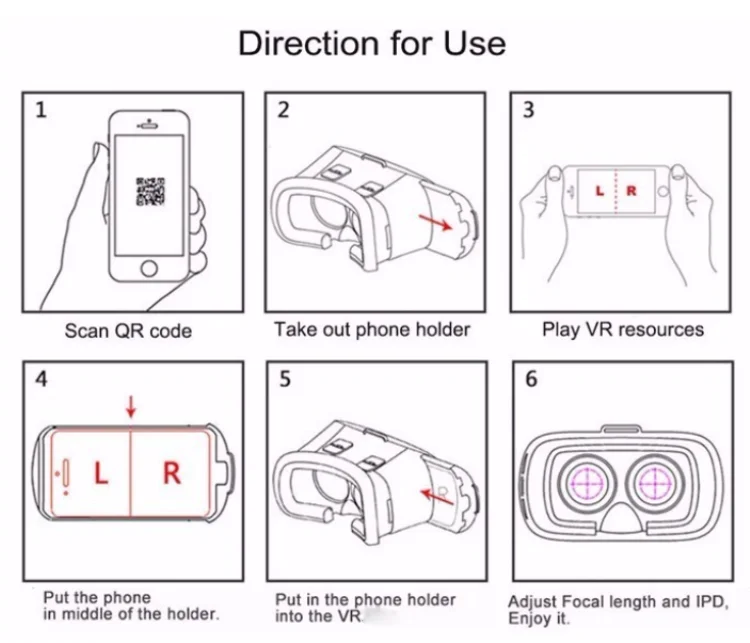 3d vr headset