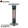 Smart IR sensing aluminium alloy frame electric far infrared carbon fiber heating table top heater