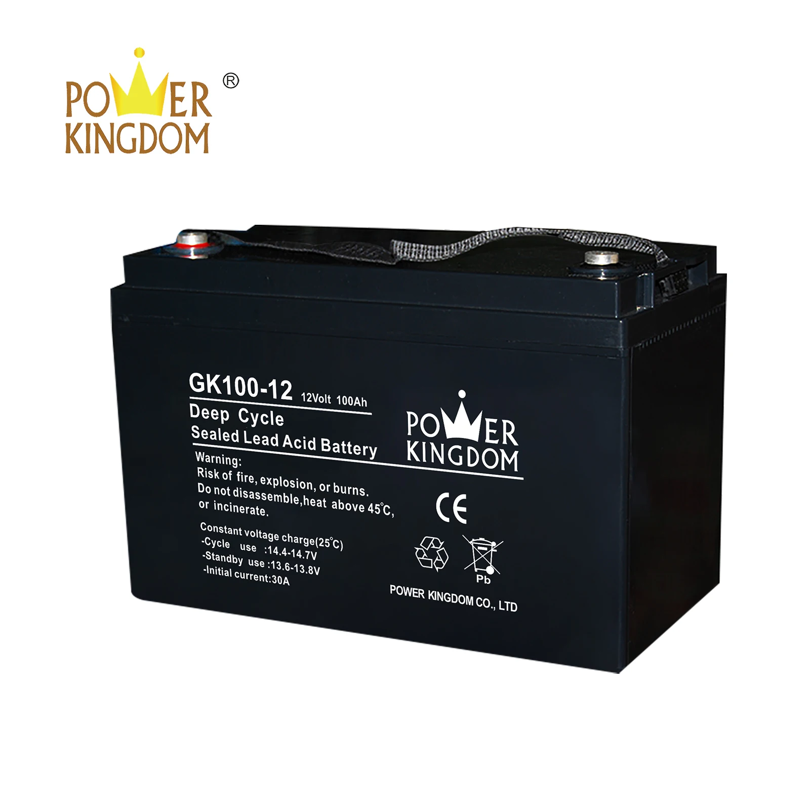 Power Kingdom Custom 6v 5ah sealed lead acid battery company solor system