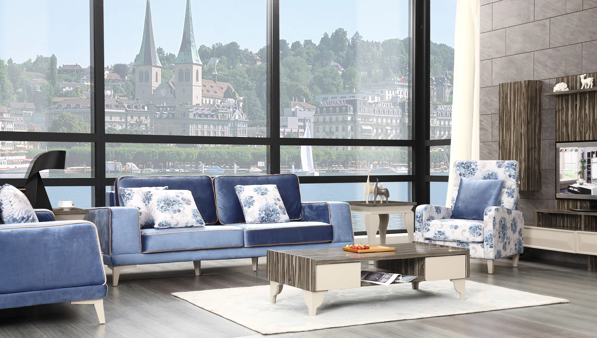 Alibaba Online Selling Furniture Sofa Home Living Room Furniture Sets