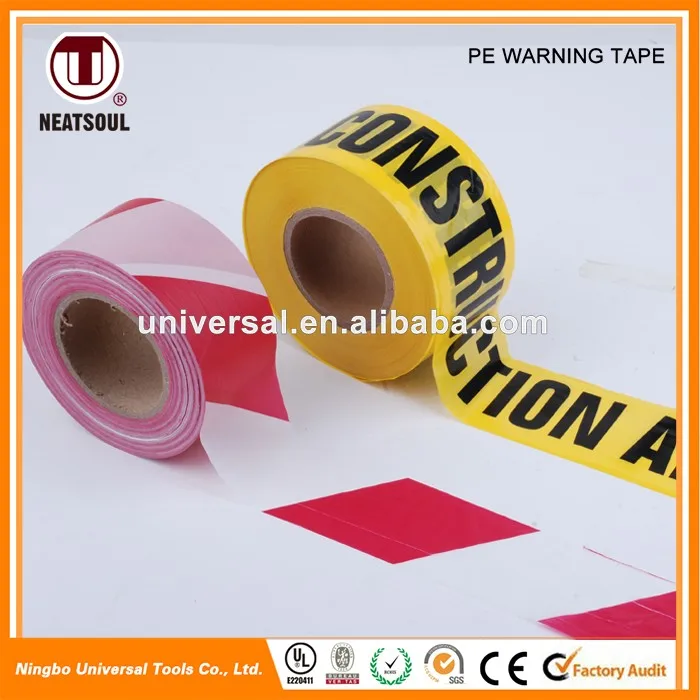 Custom Printed Non Adhesive Pe Warning Tape Buy Non Adhesive Pe