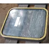 Ship Fixed Type Welded Steel Frame Brass Rectangular Window