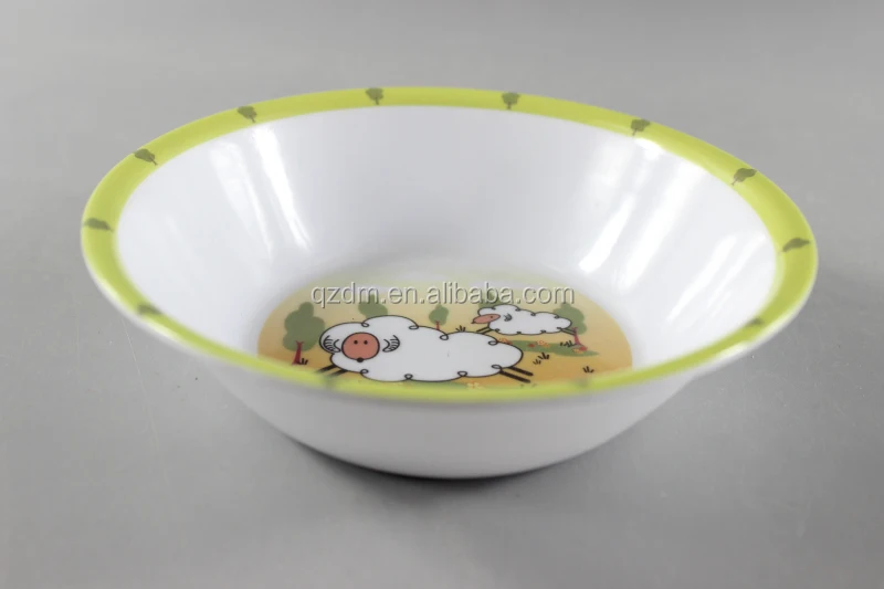 5.5inch melamine Dinner bowl for kids sheep print