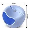Fruit Bowl Compote Candy Snack Double Dish Nuts Box Plastic Tray