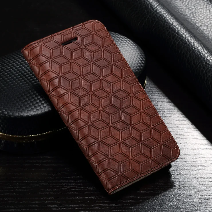 full protection Phone case for iphone xr wallet case Diamond embossed pattern for iphone case customize