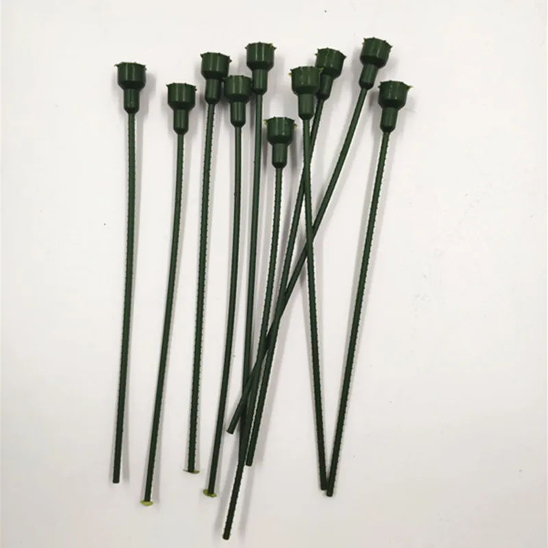 Plastic Roses Stems For Preserved Roses Arrangement In Acrylic Flower