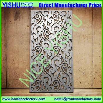 China Goods Whole Aluminum Panels Laser Cut Metal Decorative Privacy Screen High Quality