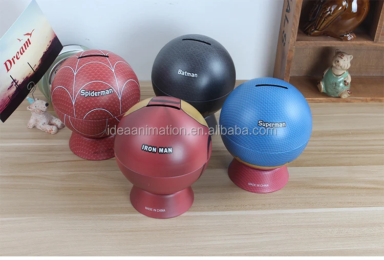 Plastic Coin Bank 15cm Tall Pvc Vinyl Money Saving Box For Home