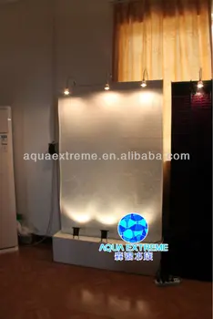 White Color Acrylic Water Fountain For Indoor Decoration Indoor