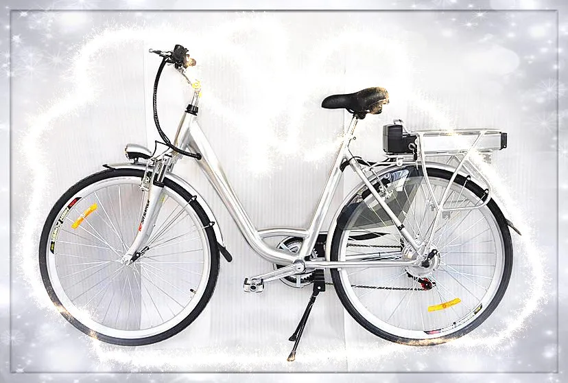 With 250w/350w Brushless Geared Motor Unfoldable Electric Bicycle