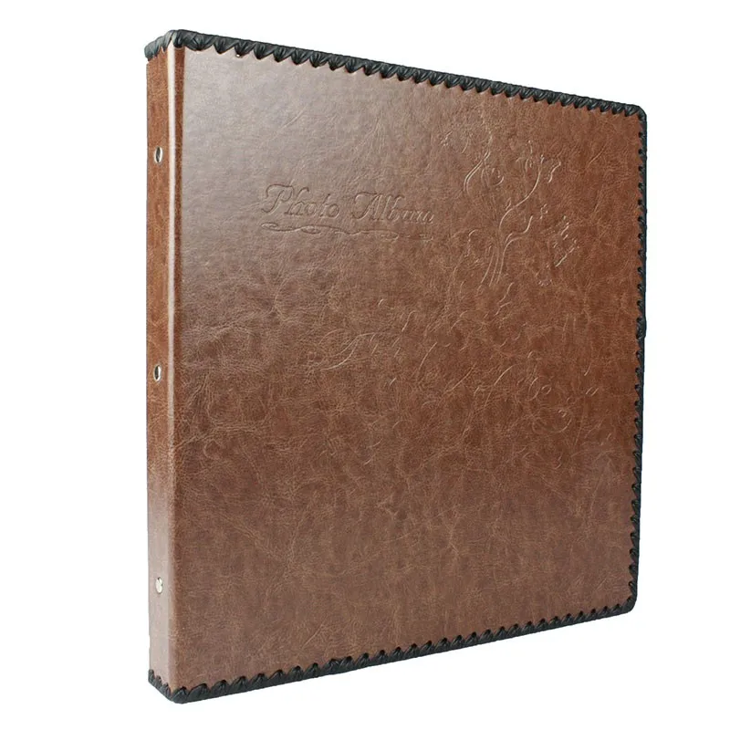 Exclusive Pu Leather Cover Post Bound Photo Album 40 Pages Self