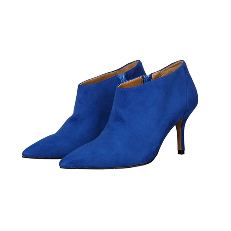 thigh high blue suede boots