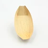 boat shape cheap Disposable bamboo dinner palm leaf plates