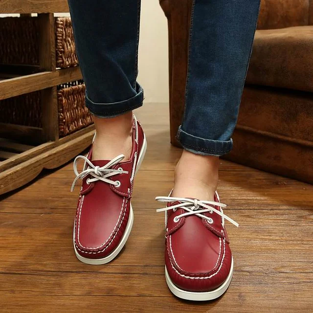 men casual shoes wild fashion business men leather shoes