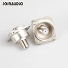 AV D Type F Female to Female Adaptor Chassis Panel Mount Connector