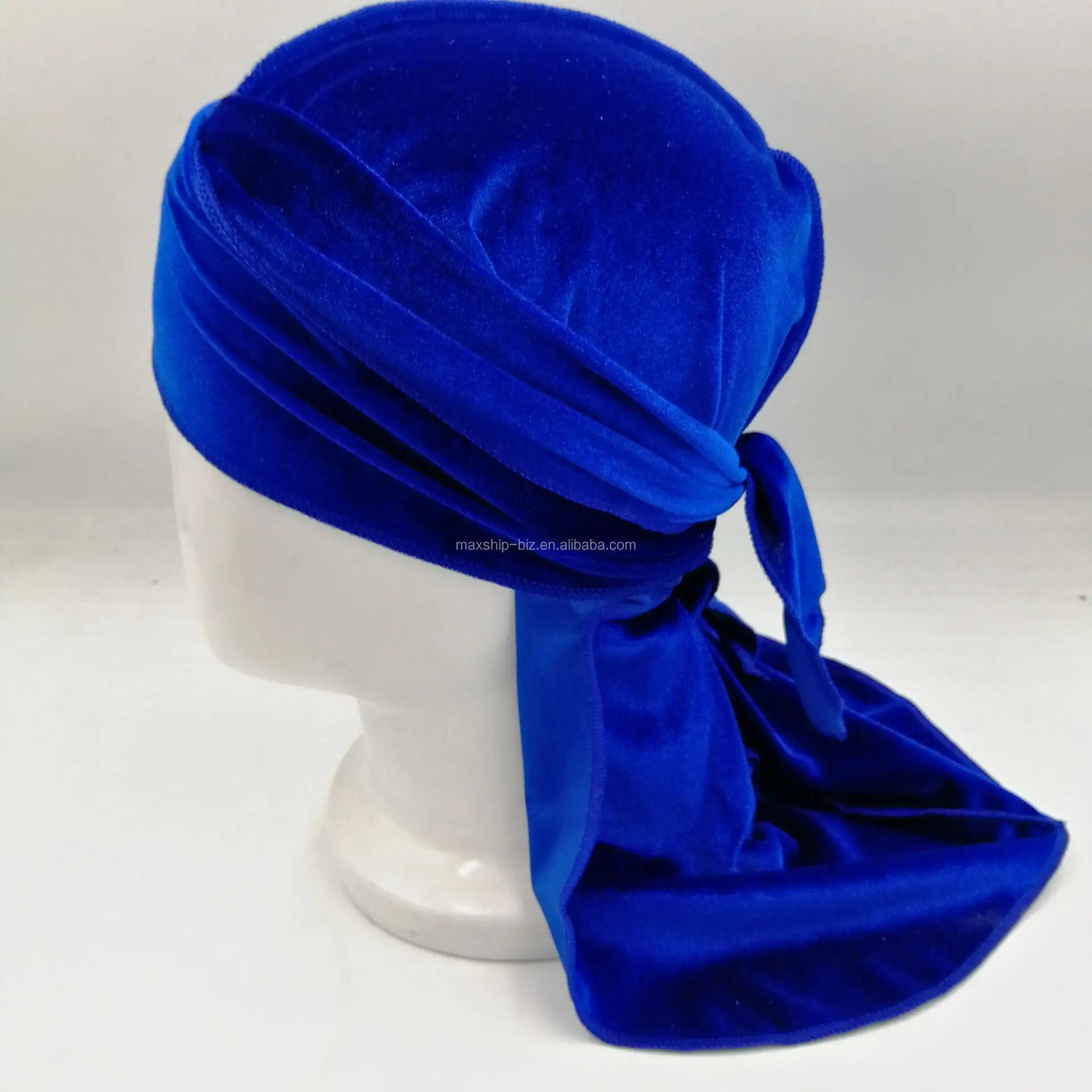 Wholesale Mens Plain Hair Durag With Extra Long Tail Buy