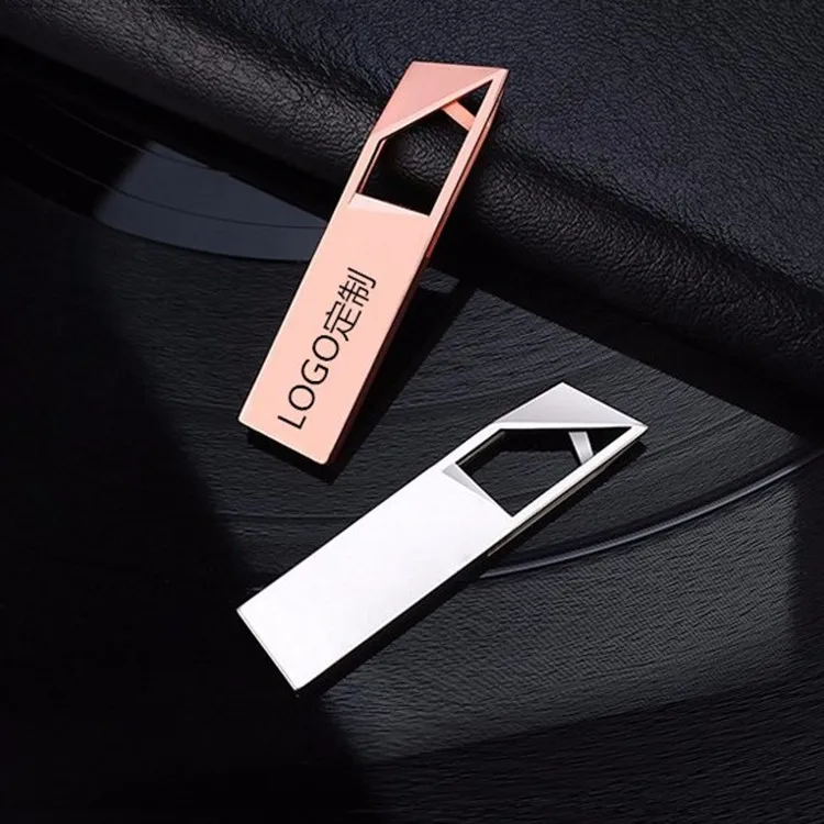 Promotional gift metal key USB flash pen drive 2G 4G 8G 16G 32G USB with custom logo - ANKUX.COM