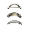 Different finishes Zinc alloy cabinet pull shell handle