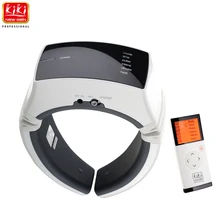 Kiki. Controle remoto sem fio massageador de pescoço. Aquecimento infravermelho. Cuidados de saúde. Instrumento terapia cervical. Beleza e saúde