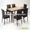 Outdoor Rattan Wicker Patio Garden Leader Table And Chair