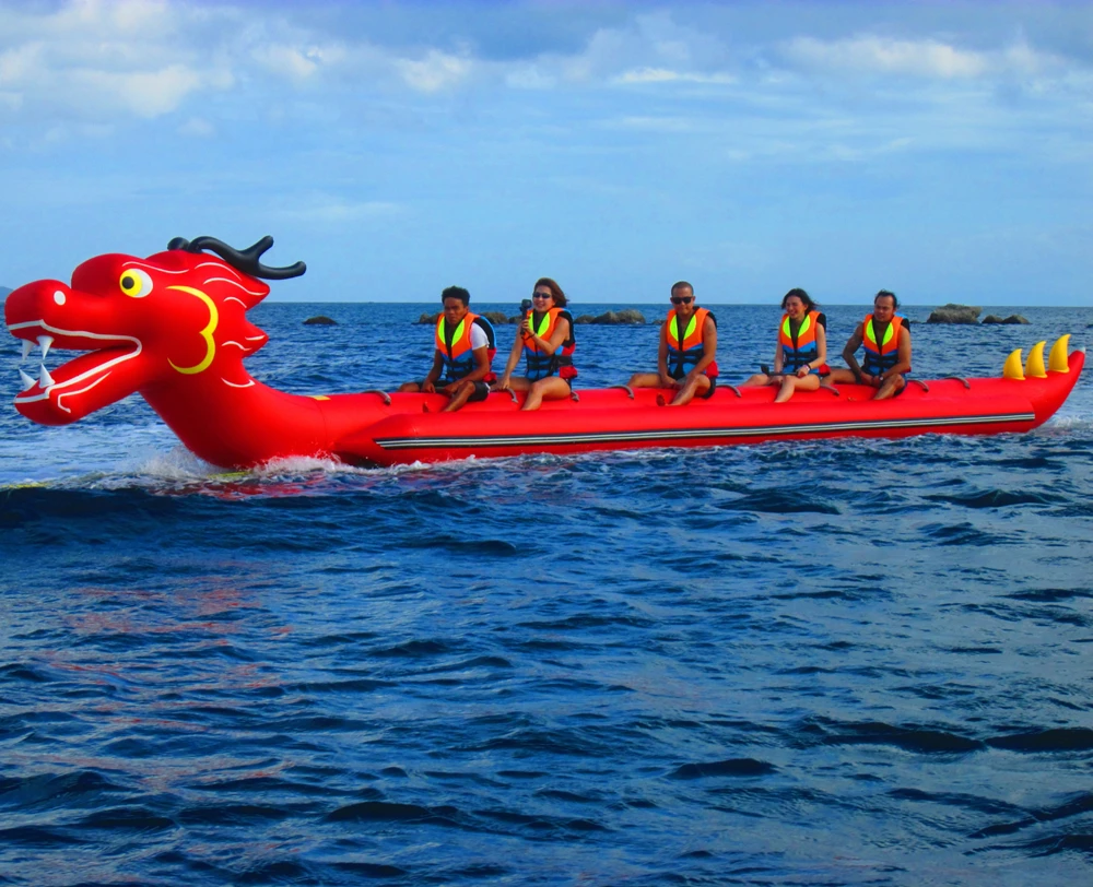 12 Persons Dragon Banana Boat Adults Water Sport 10 Persons Inflatable